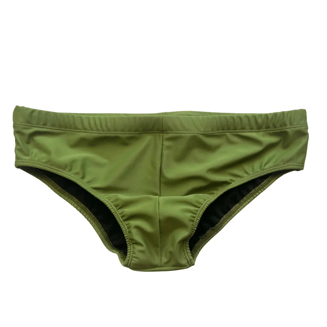 Solid Color Low-Rise Brazilian Sunga Swim Brief Benatti Beachwear