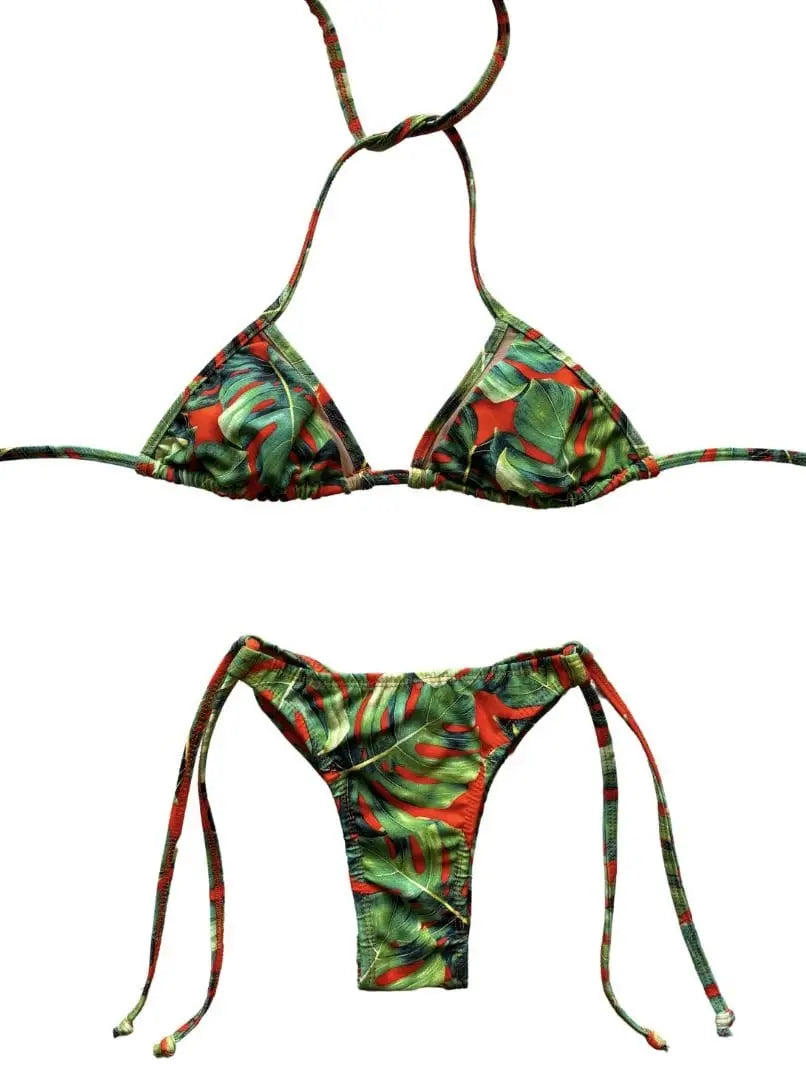 Tropical Sunset Cheeky Bikini Set Benatti Beachwear